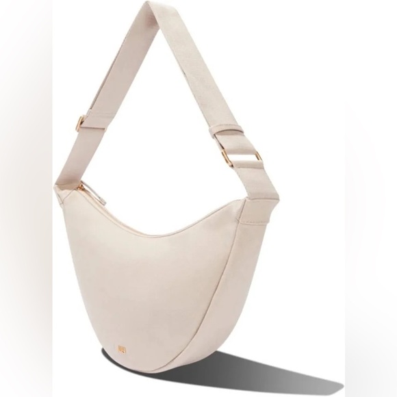 July Handbags - July | Everyday Crescent Bag Crescent Canvas Bag Taupe Natural Unisex